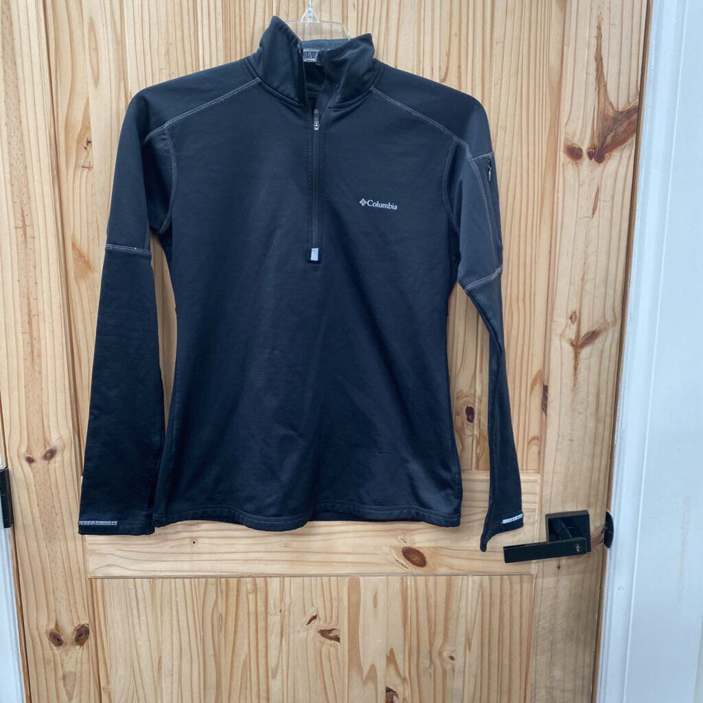 WOMENS COLUMBIA BLK PULLOVER M