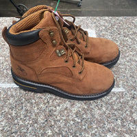 MENS GEORGIA BOOTS LT BROWN 8M NEW