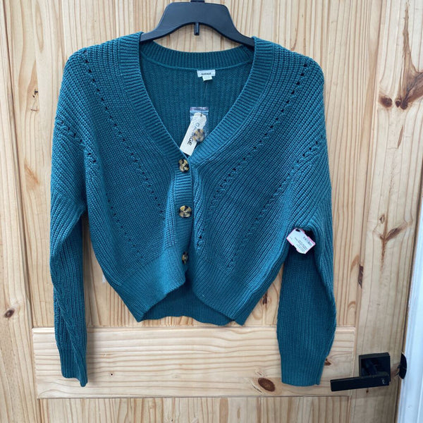 WOMENS GARAGE GREEN SWEATER XS NWT