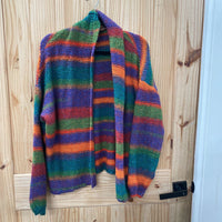 WOMENS BDG MULTI COLOR CARDIGAN XS