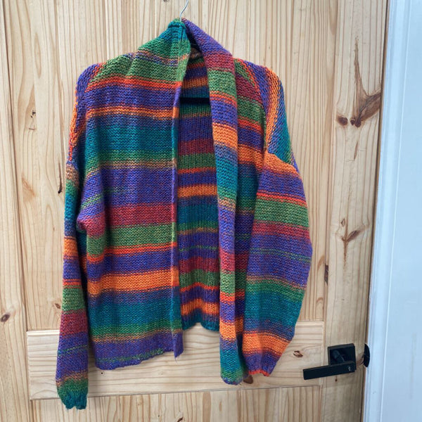 WOMENS BDG MULTI COLOR CARDIGAN XS