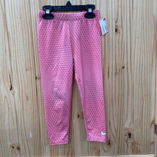 GIRLS NIKE LEGGINGS PINK/WHITE 4T