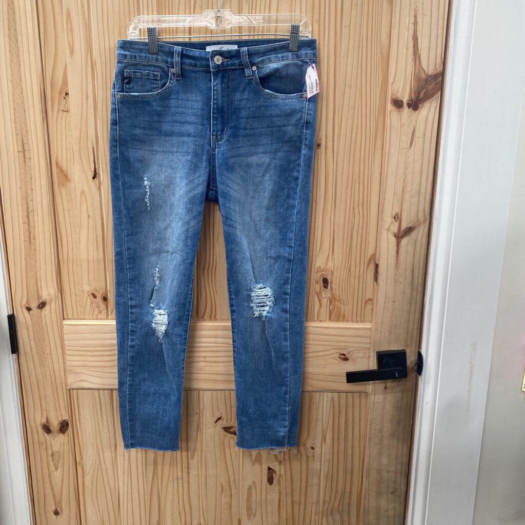 WOMENS KANCAN DENIM DIST. JEANS 29