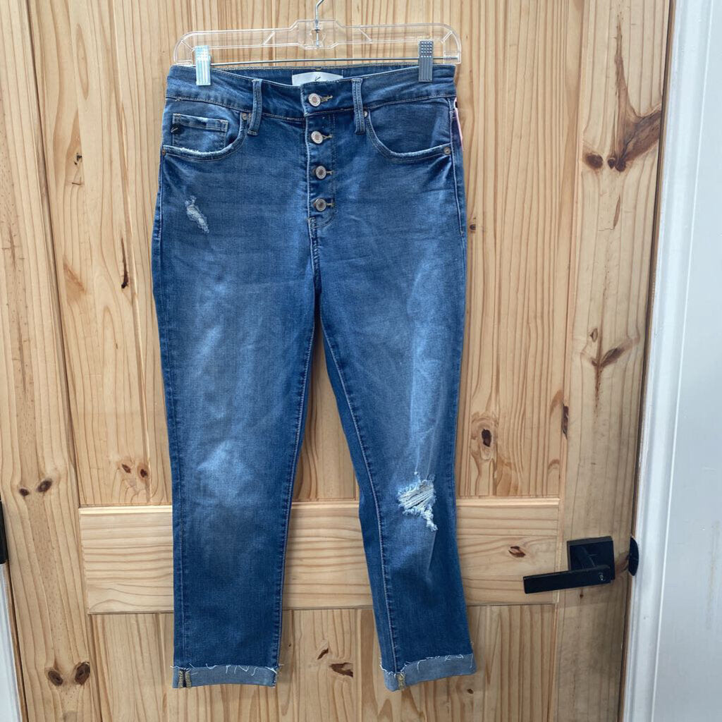 WOMENS KANCAN DENIM DIST. JE ANS 28