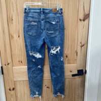 WOMENS AMERICAN EAGLE DENIM DIST. JEANS 4 REGULAR