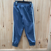 BOYS ADIDAS PANTS GREY/WHITE 4T
