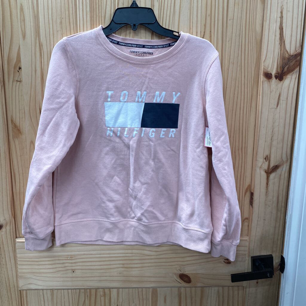 WOMENS TOMMY HILFIGER LT PINK SWEATSHIRT M
