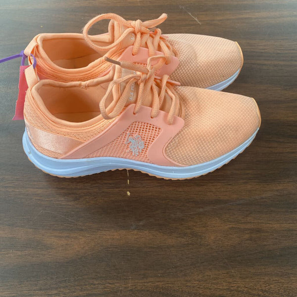 WOMENS US POLO BRIGHT ORANGE SHOES 7.5