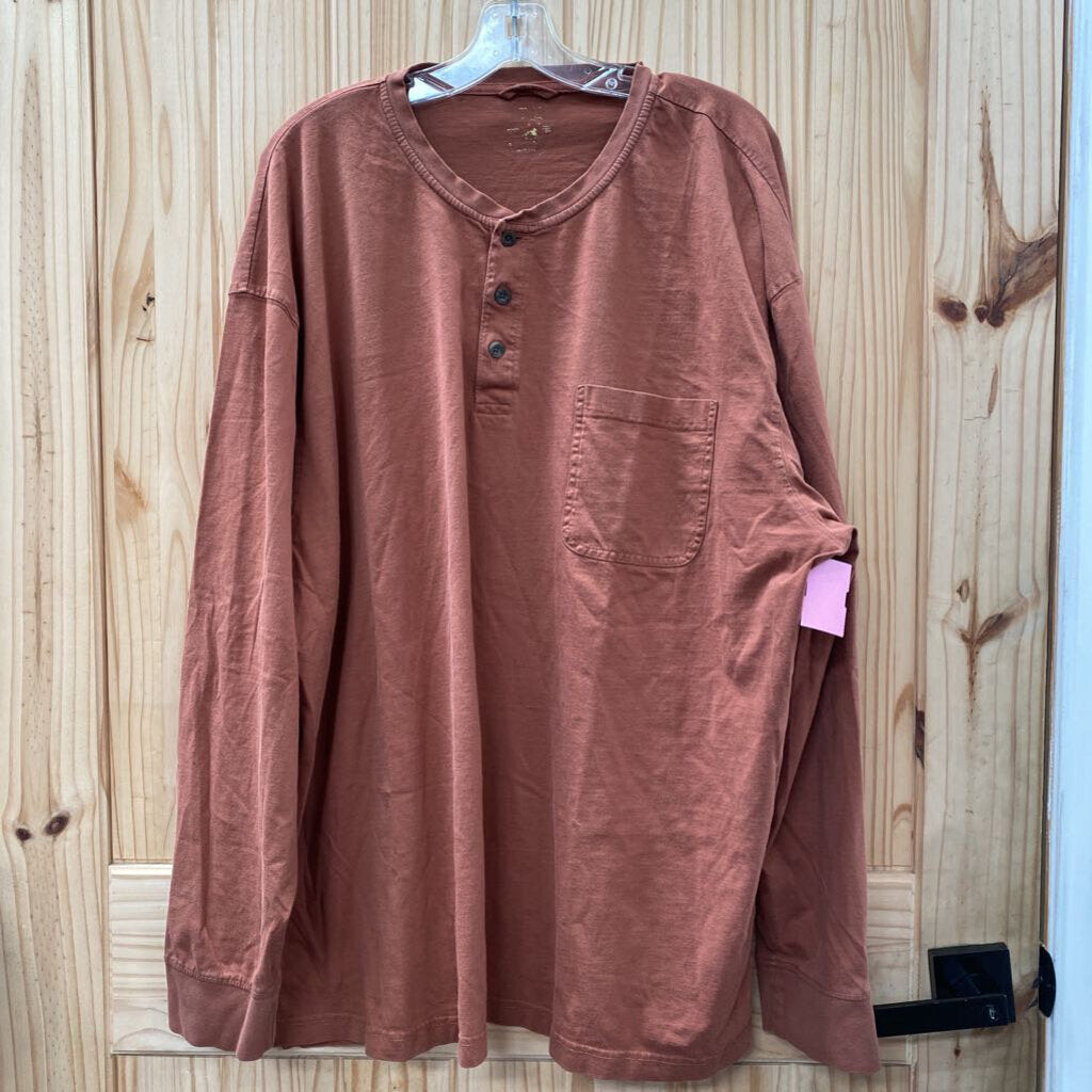 MENS REDHEAD LS RUST SHIRT 3XL