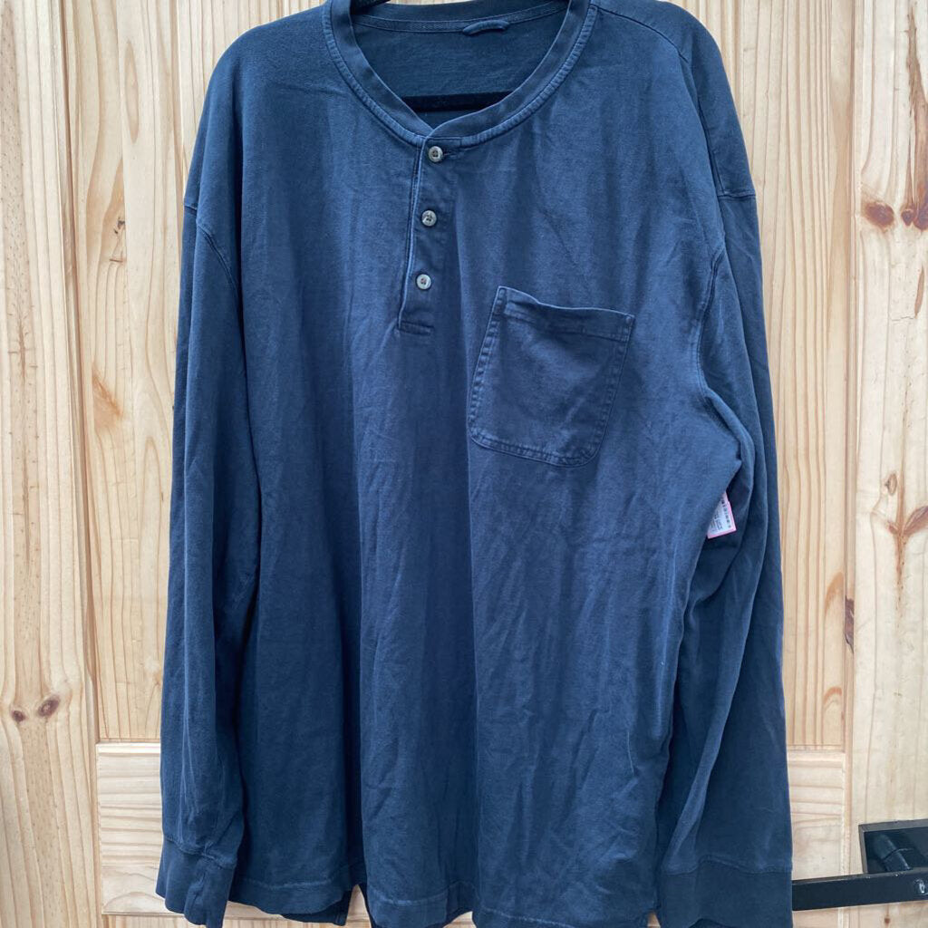 MENS REDHEAD LS BLACK SHIRT 3XL