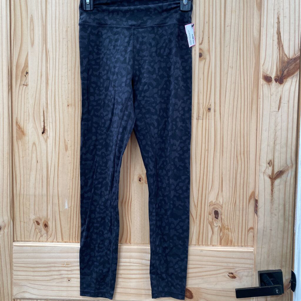 WOMENS MUSCLE NATION BLK/GREY LEGGINGS S