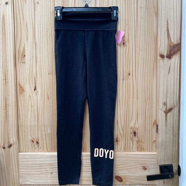 WOMENS DO YOU EVEN BLK/ORANGE LEGGINGS S