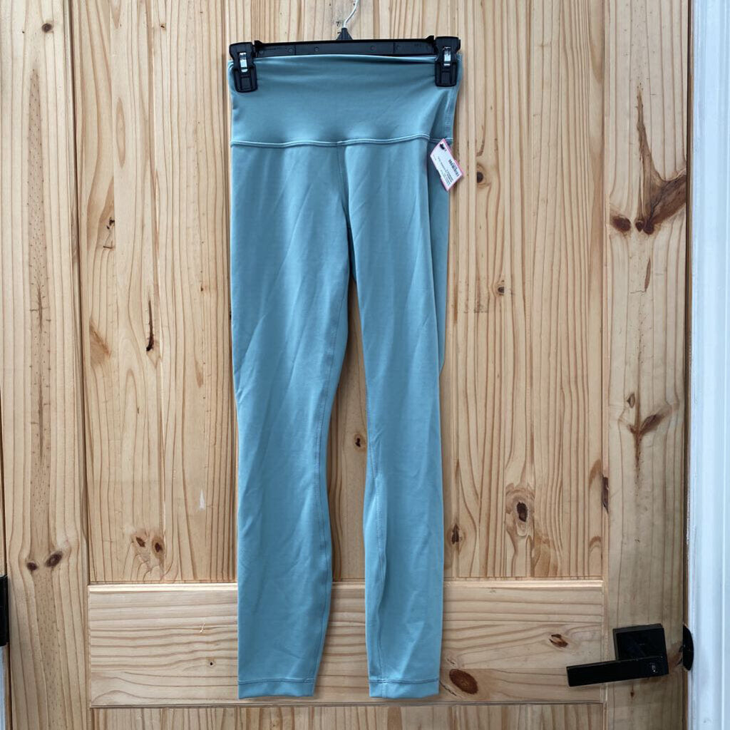 WOMENS LULULEMON TEAL LEGGINGS 4