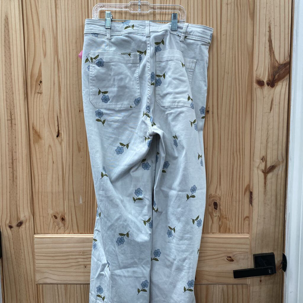 WOMENS BAGATELLE FLORAL PANTS 10
