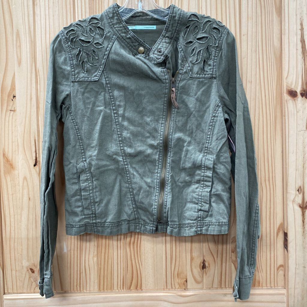 WOMENS MAURICES OLIVE GREEN JACKET M