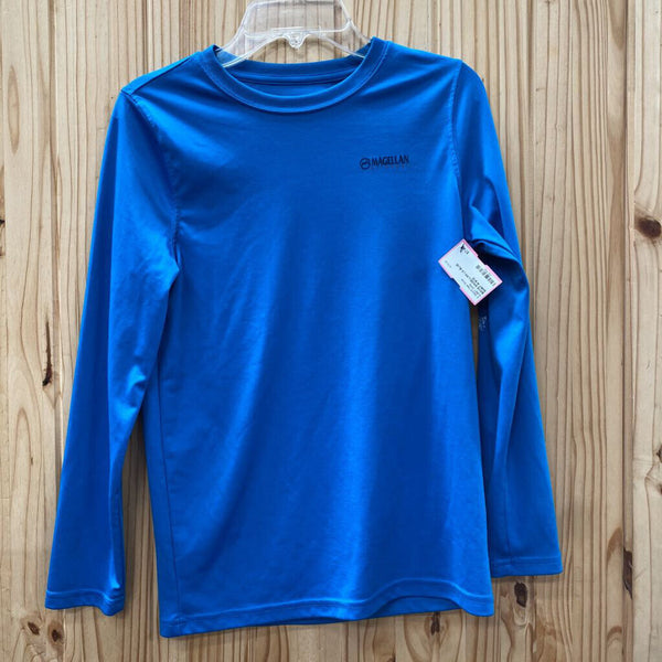 BOYS MAGELLAN LS BLUE SHIRT M 8/10