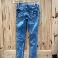 GIRLS JUSTICE LT DENIM JEANS 10