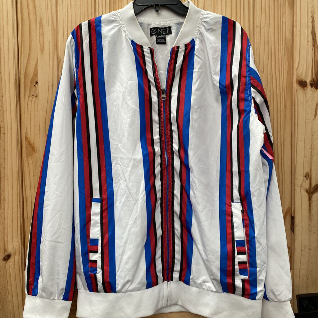 MENS G NET RED/WHITE/BLUE JACKET XL