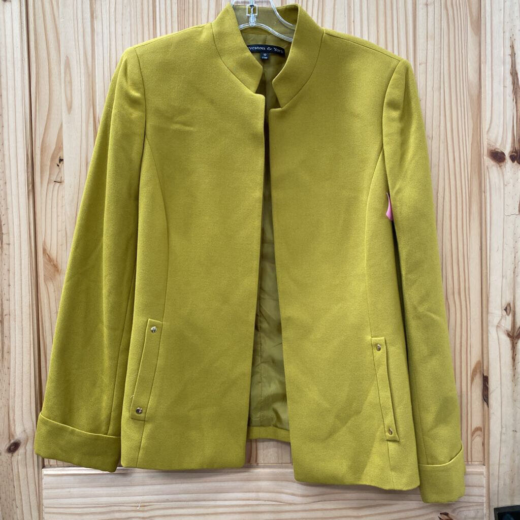 WOMENS PRESTON & YORK MUSTARD CASUAL BLAZER 10