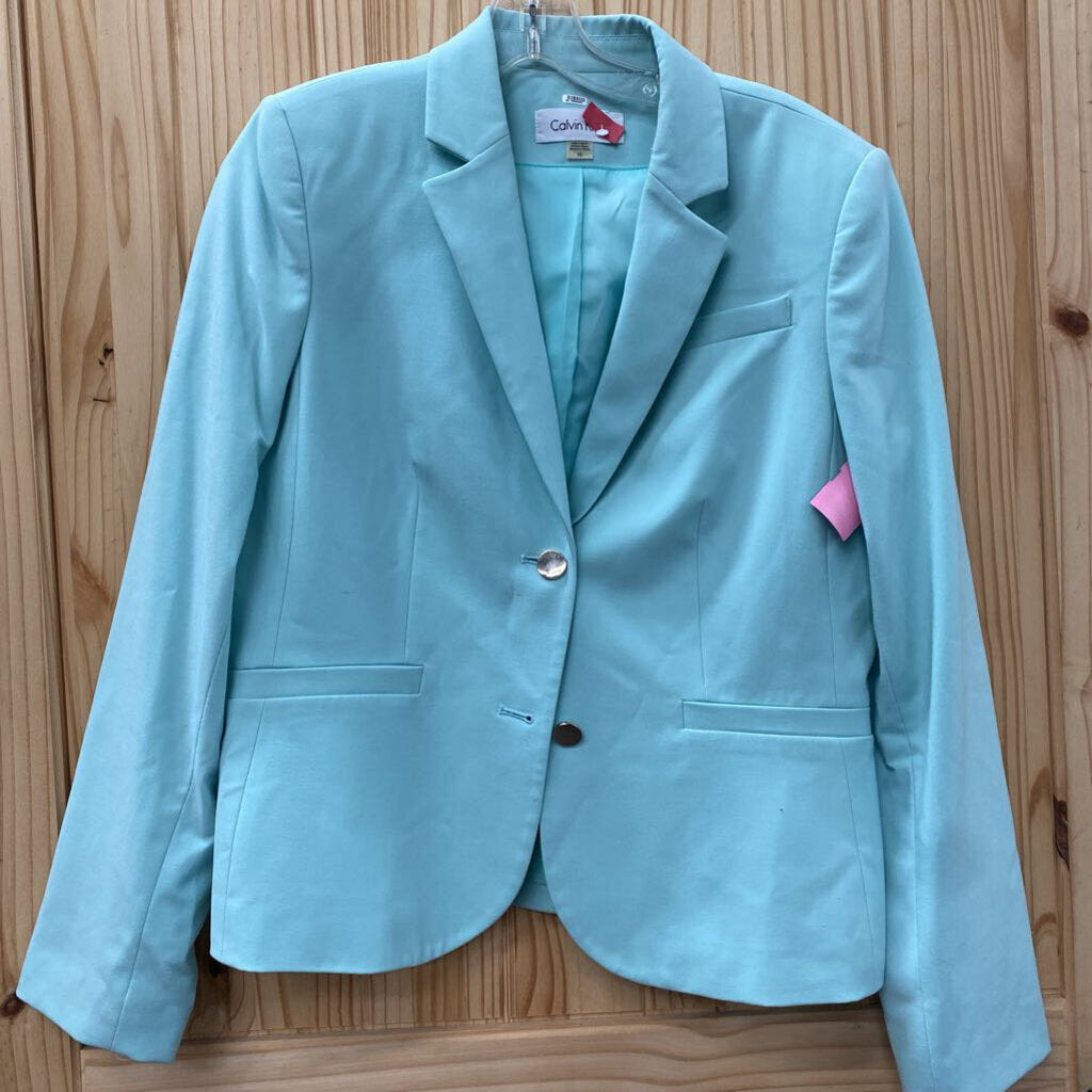 WOMENS CALVIN KLEIN MINT CASUAL BLAZER 10