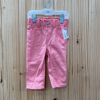 GIRLS GAP PINK DENIM JEANS 6/12M