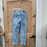 WOMENS ABERCROMBIE & FITCH LT DENIM DIST JEANS 2R