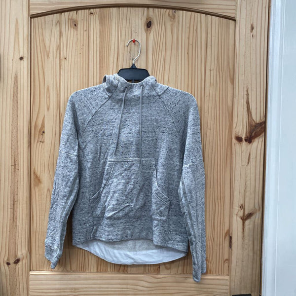 WOMENS ADIDAS LT GREY HOODIE XS