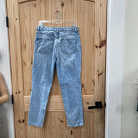 WOMENS ZARA LT DENIM DIST. JEANS 6