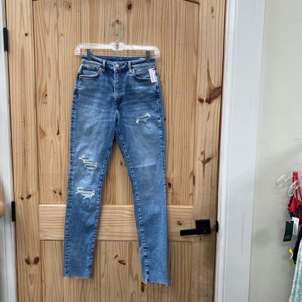 WOMENS DENIM DIST. JEANS 4