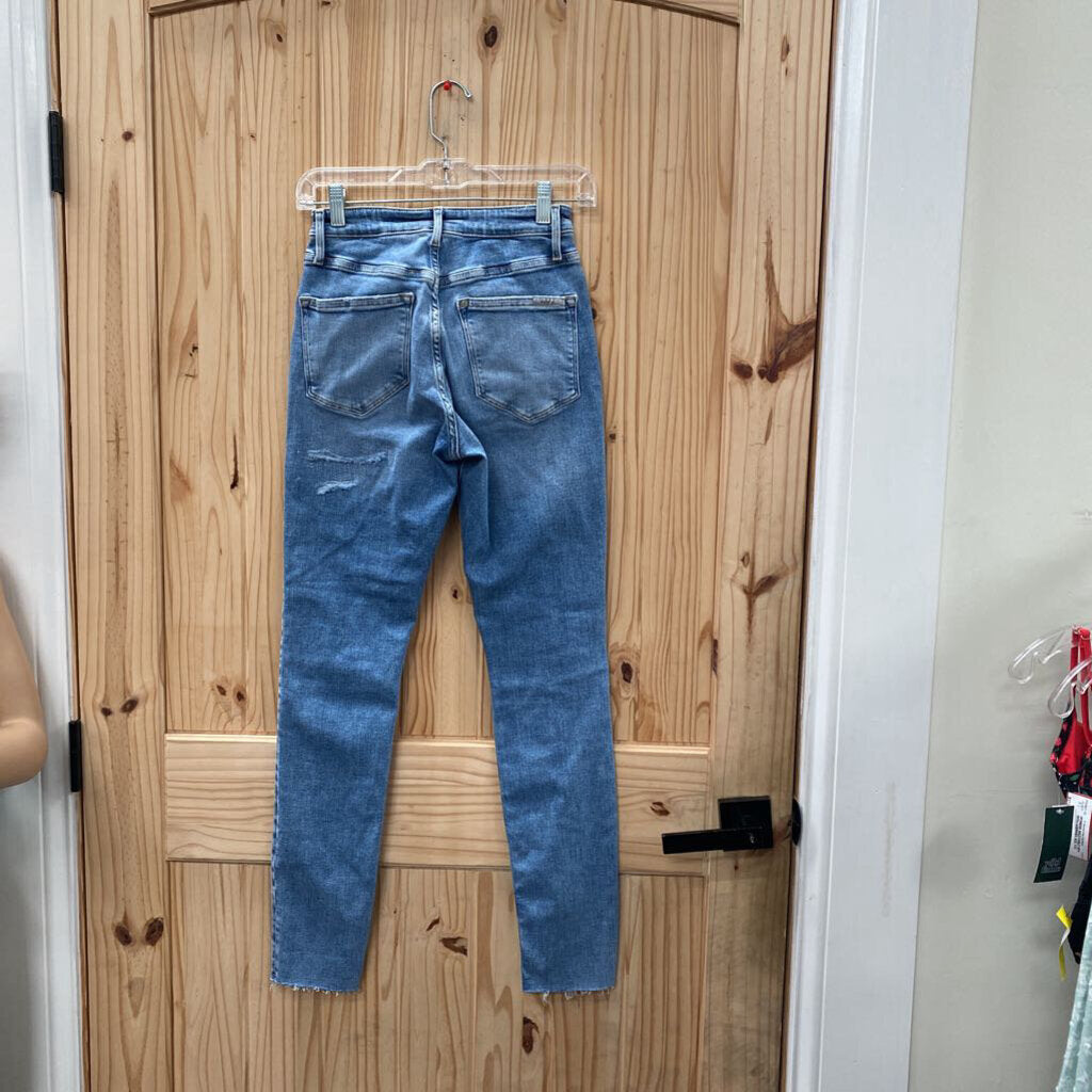 WOMENS DENIM DIST. JEANS 4