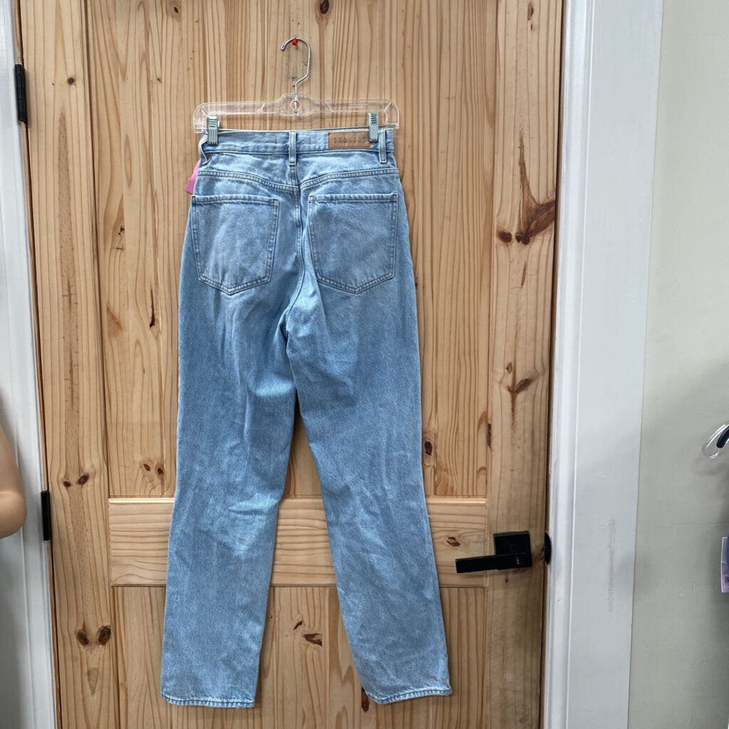 WOMENS PACSUN LT DENIM DIST. JEANS 26