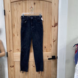WOMENS BLK DENIM JEANS 27