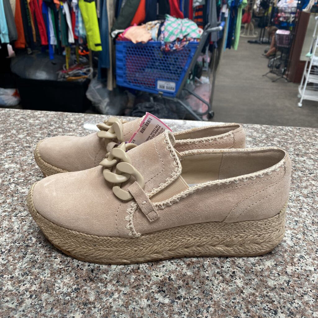 WOMENS DOLCE VITA LT TAN CASUAL SHOES 9.5