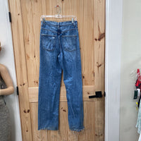 WOMENS ZARA LT DENIM DIST. JEANS 4
