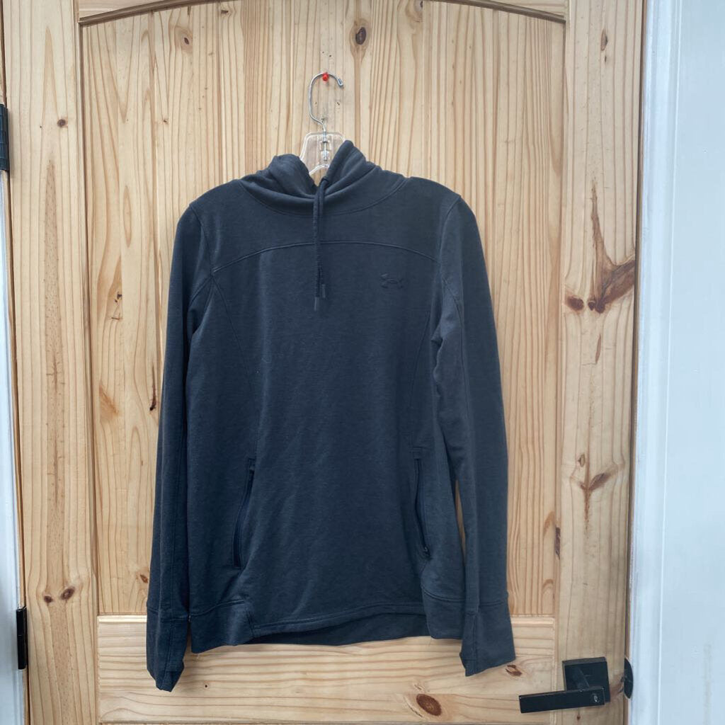 WOMENS UNDER ARMOUR PULLOVER BLK M