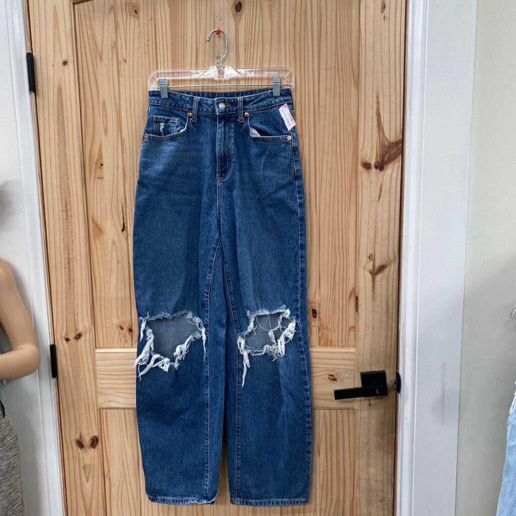 WOMENS WILD FABLE DENIM DIST. JEANS 4