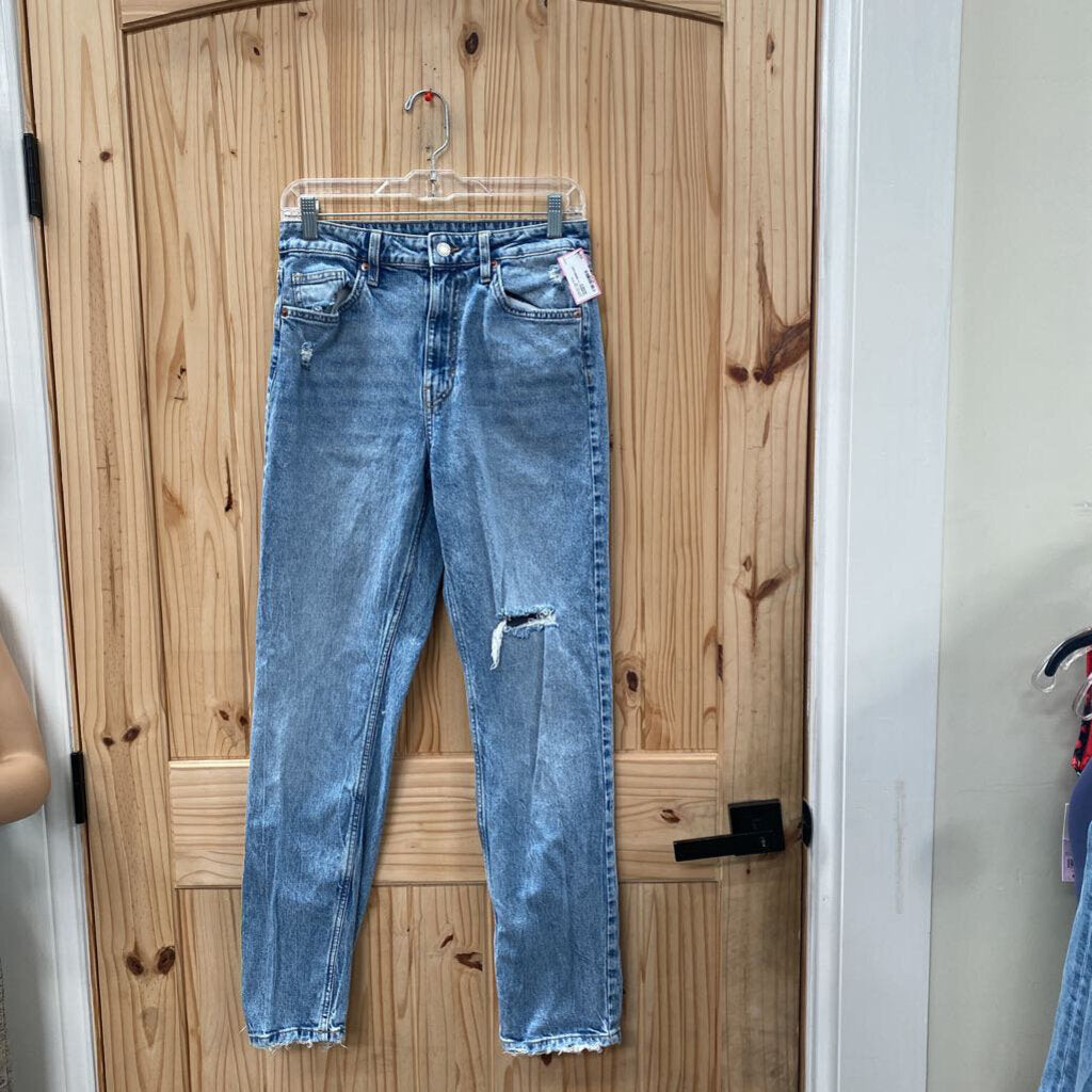 WOMENS LT DENIM DIST. JEANS 6