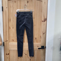 WOMENS ZARA BLK DENIM JEANS 4