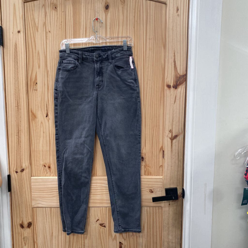 WOMENS AMERICAN EAGLE BLK DENIM JEANS 4 REGULAR