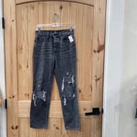WOMENS BDG BLK DENIM DIST. JEANS 26
