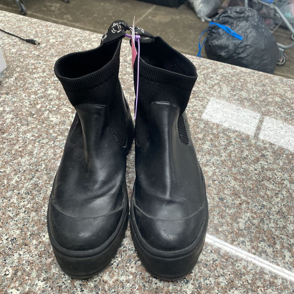 WOMENS ZARA TRF BLK BOOTS 9
