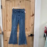 WOMENS DENIM FLARE JEANS S