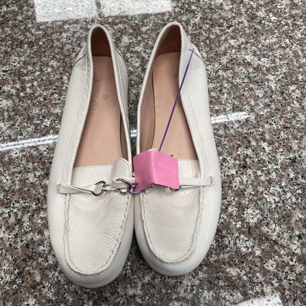 WOMENS KATE SPADE WHITE CASUAL SHOES 8.5