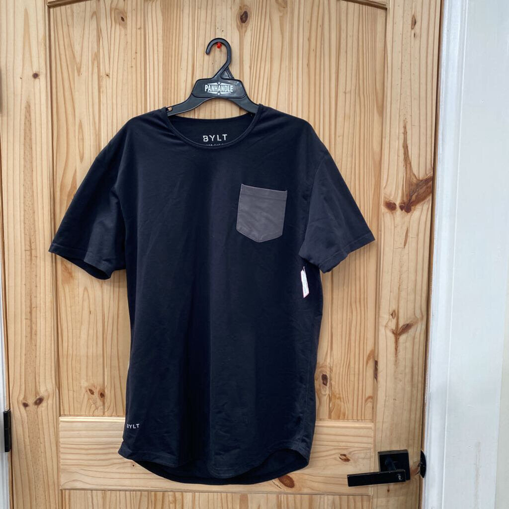 WOMENS BYLT BLK/GREY SHIRT L