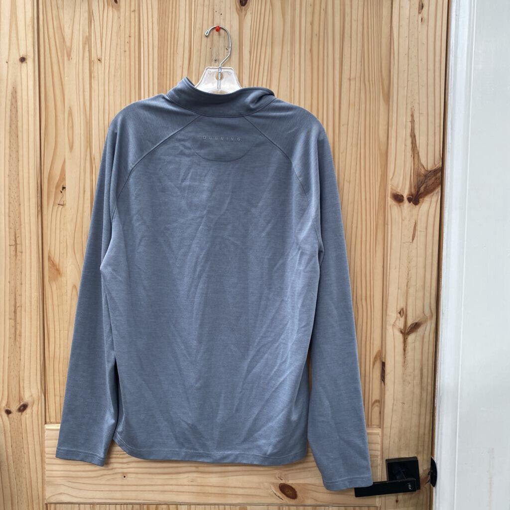 MENS DUNNING GOLD GREY PULLOVER M