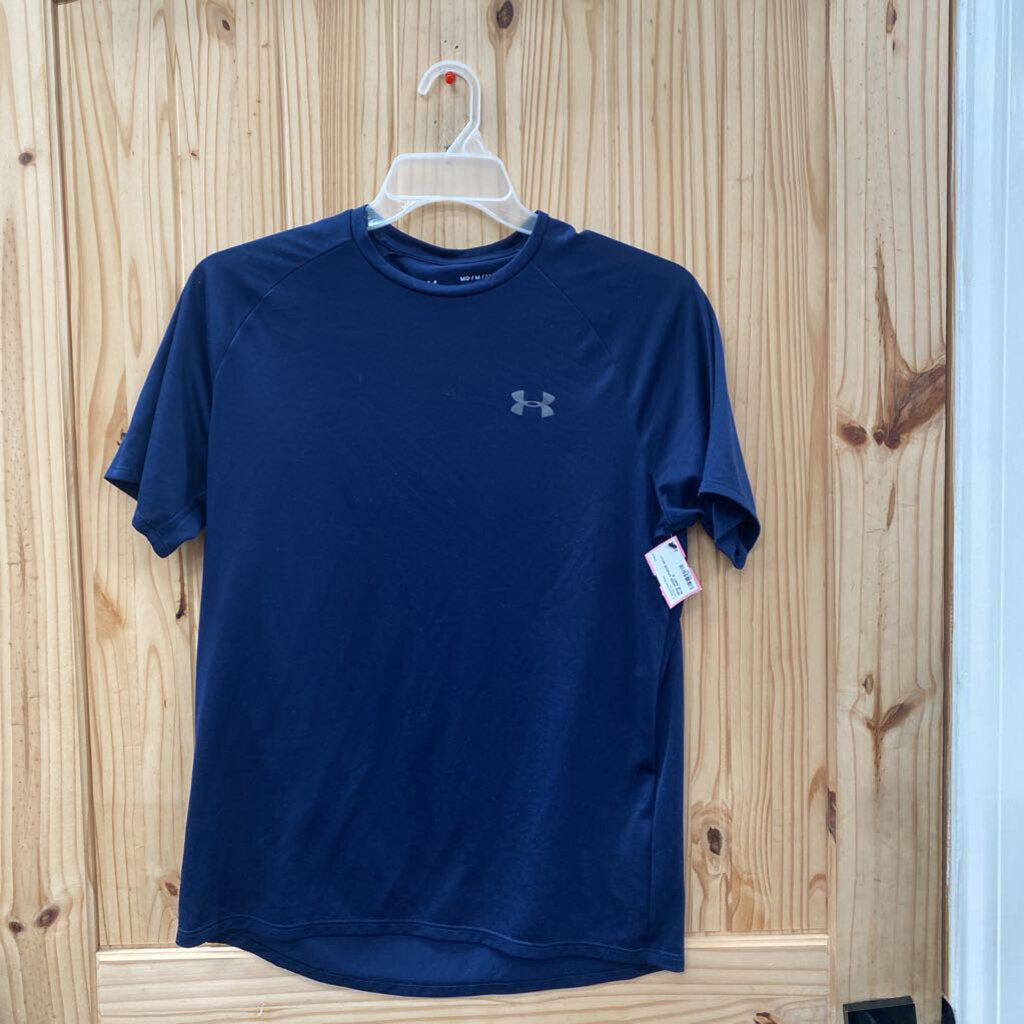 MENS UNDER ARMOUR NAVY BLUE SHIRT M