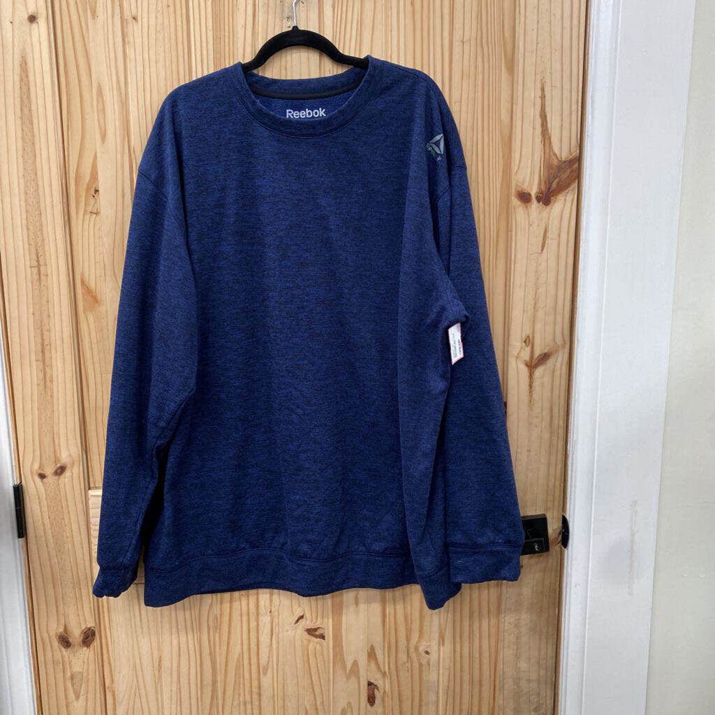 MENS REEBOK NAVY BLUE SWEATSHIRT 2XLT