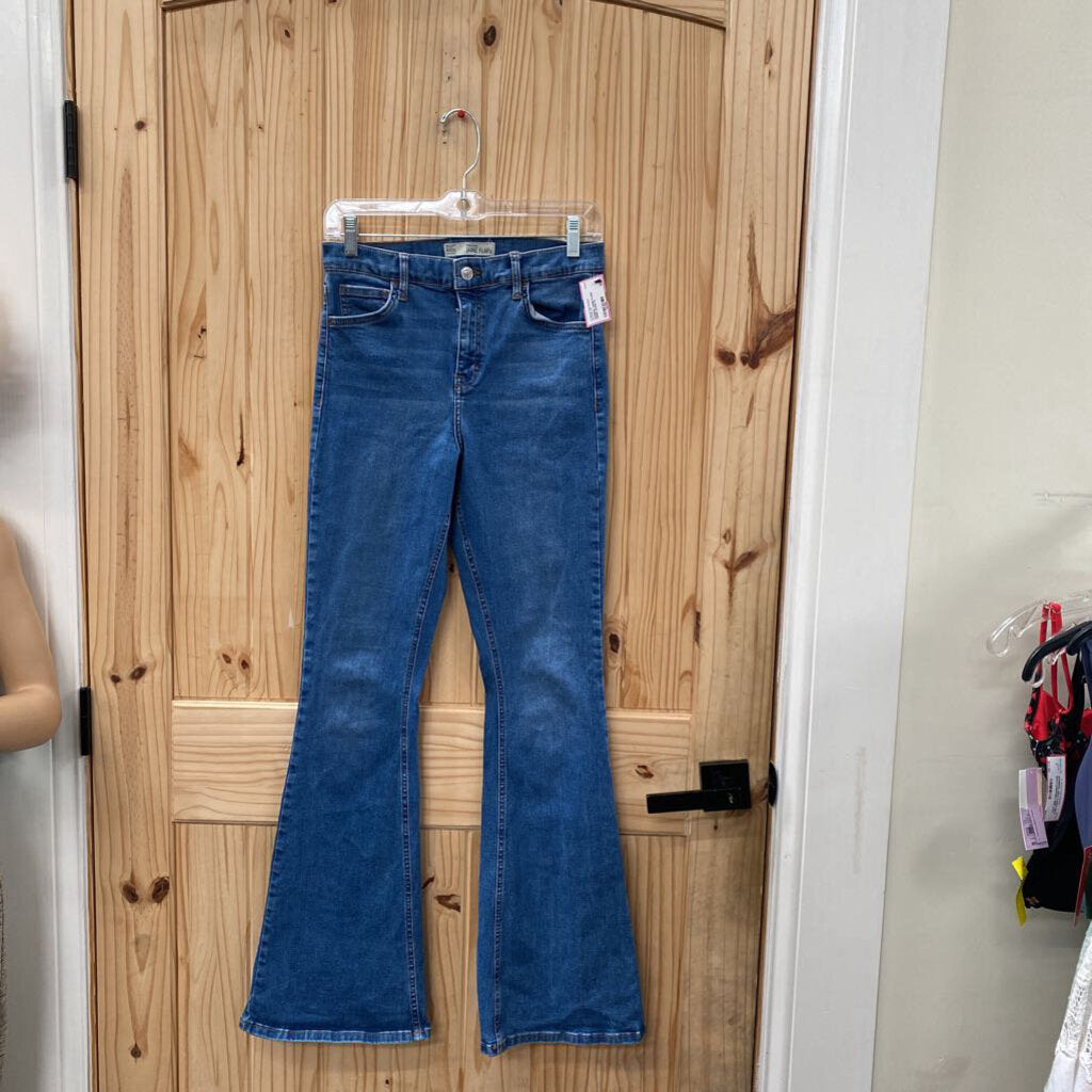 WOMENS JAMIE FLARE DENIM JEANS 30