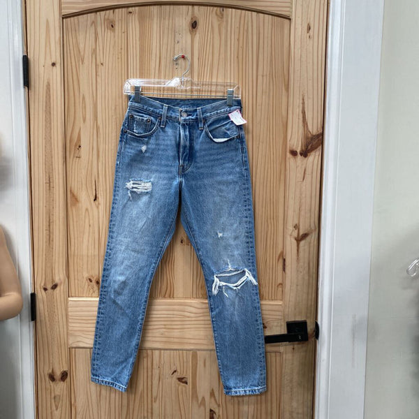 WOMENS LEVIS DENIM JEANS 25