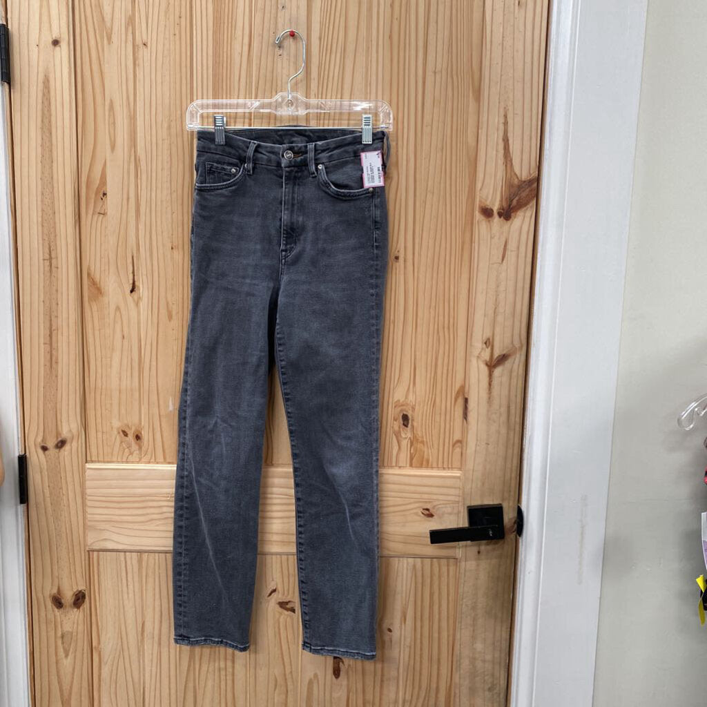 WOMENS & DENIM BLK WASHED JEANS 4